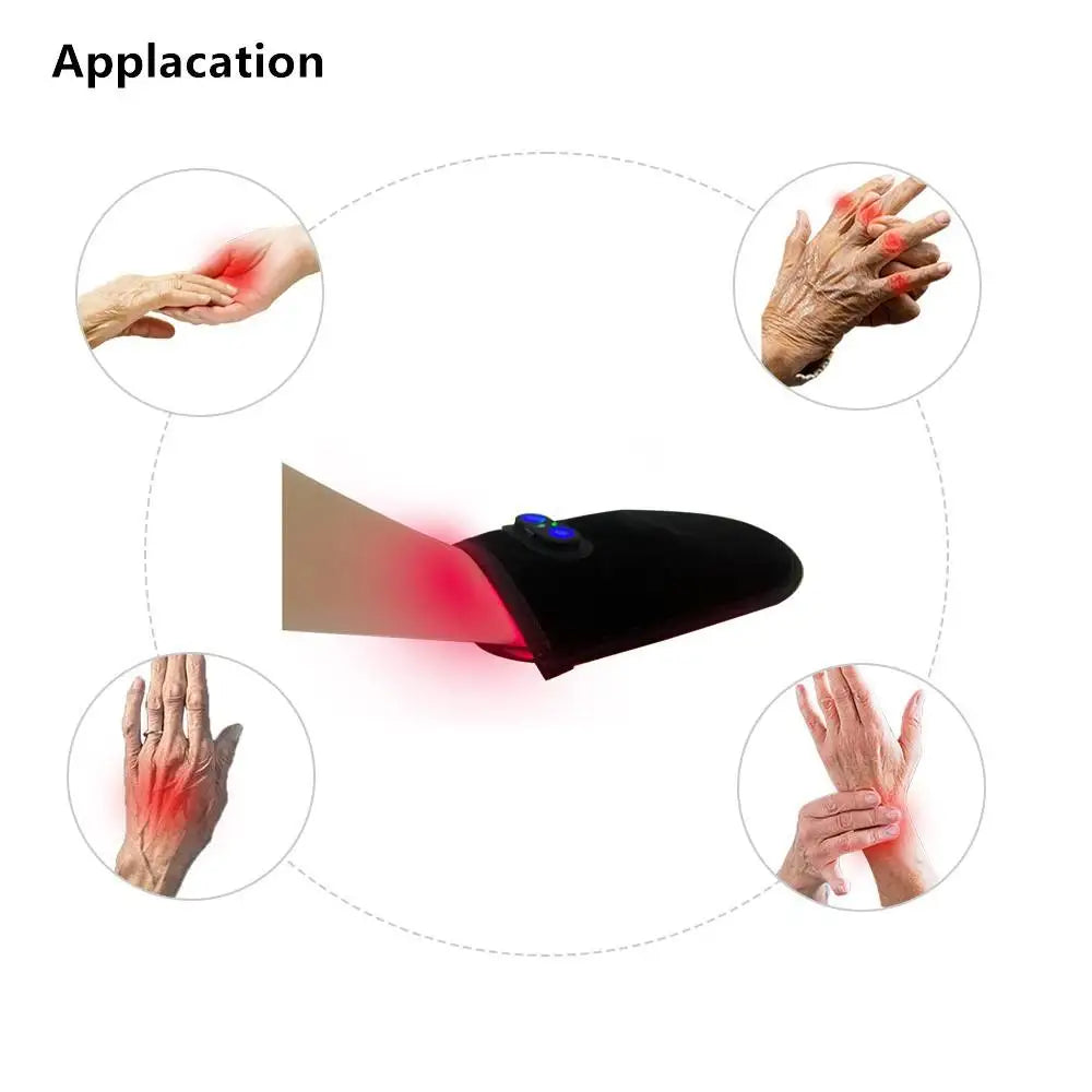 YTH SKN 660nm & 850nm Red Light Therapy Glove