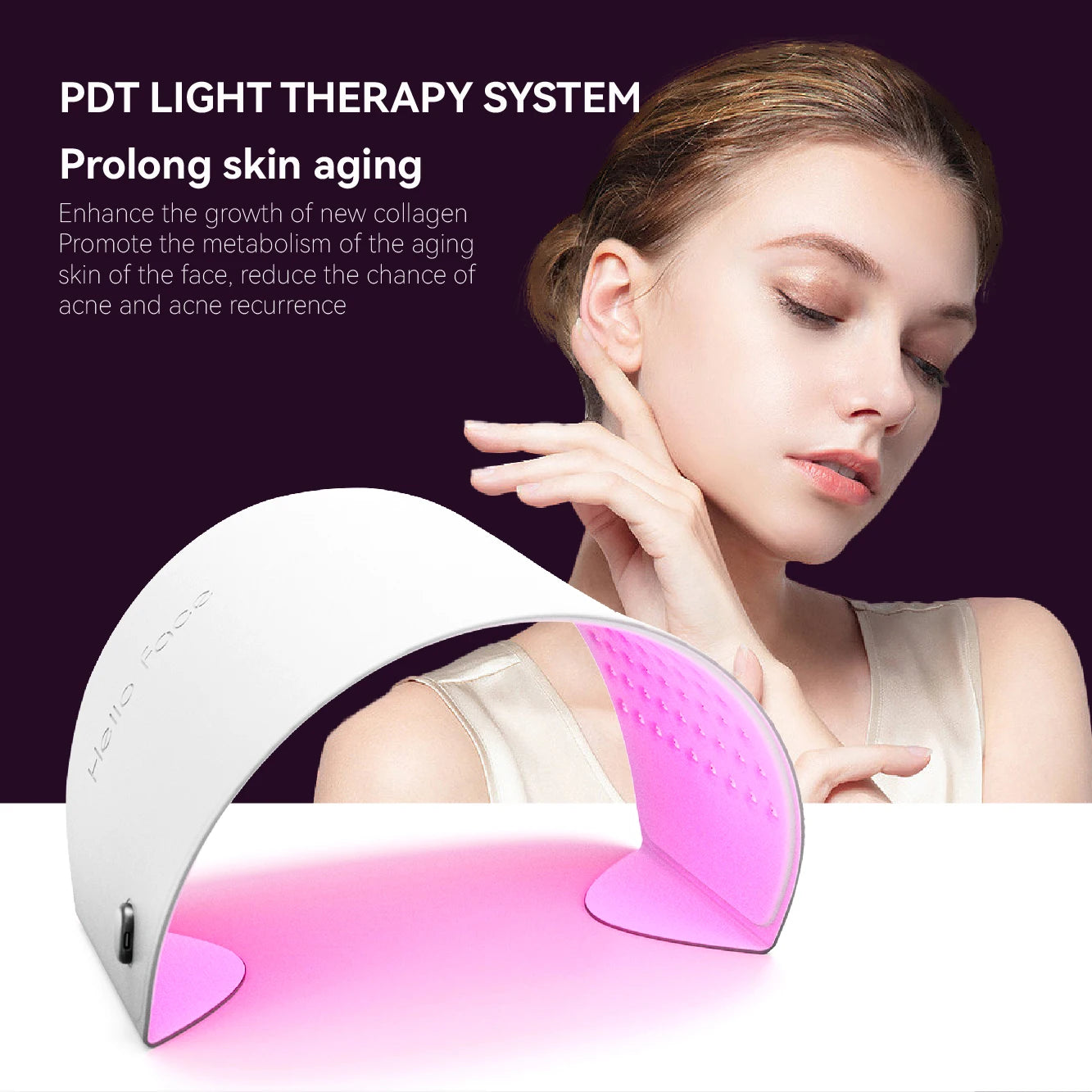 YTH SKN 850nm Near Infrared LED Light Therapy Mask – 720 LED for Face & Body