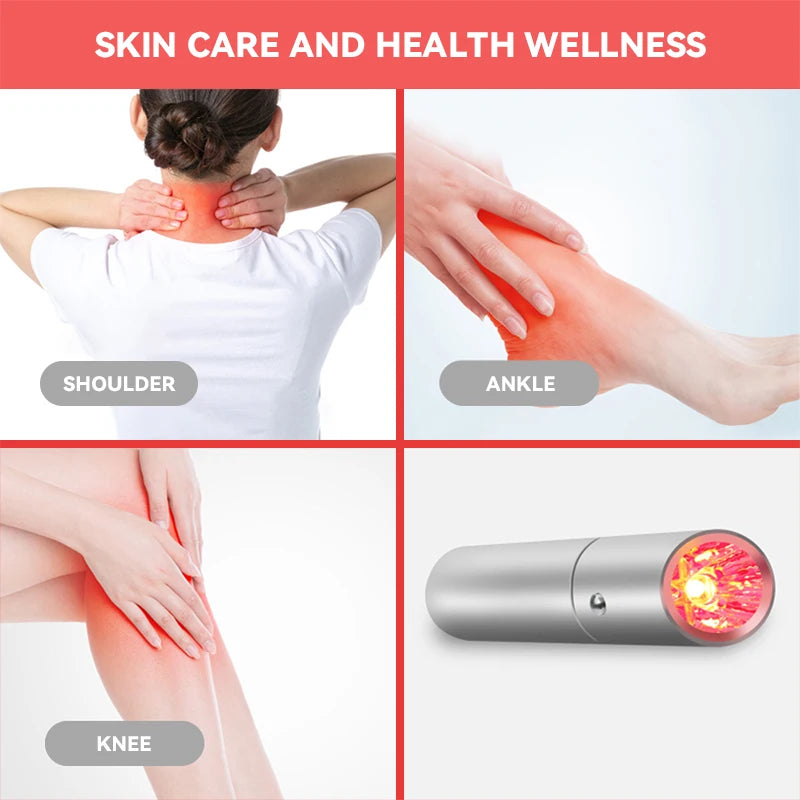 YTH SKN Red Light LED Infrared Therapy Pen – 4 Light Sources